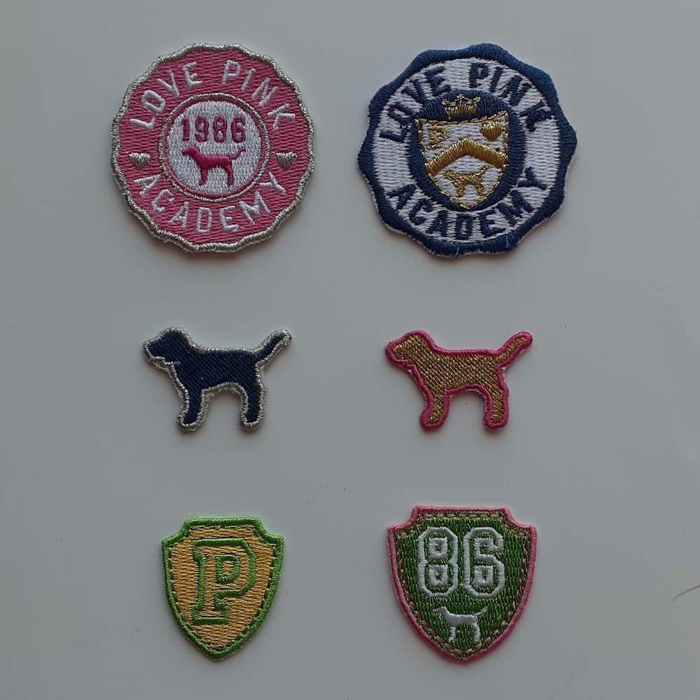 Rare V.S Pink Iron on Patches